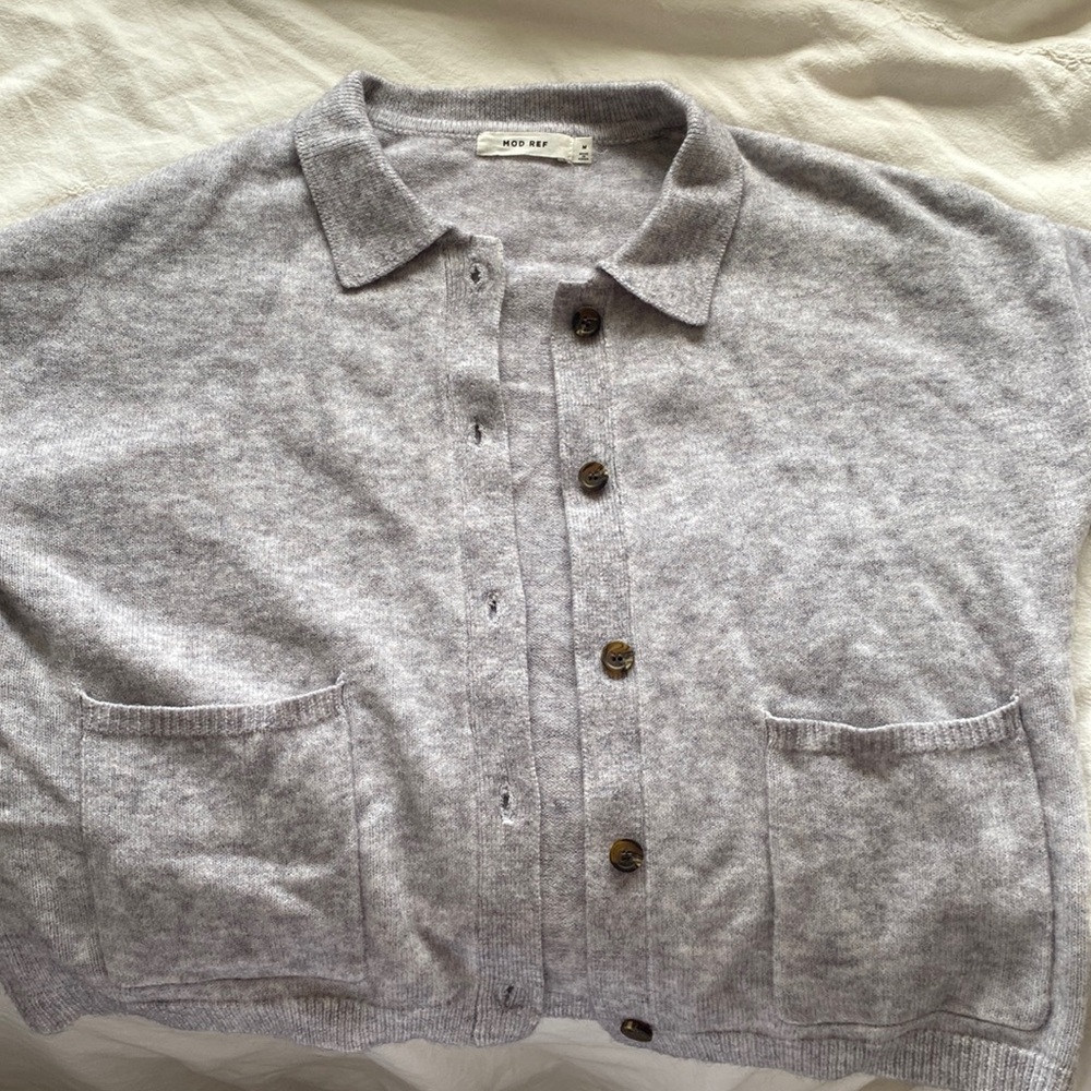 Mod Ref button up sweater